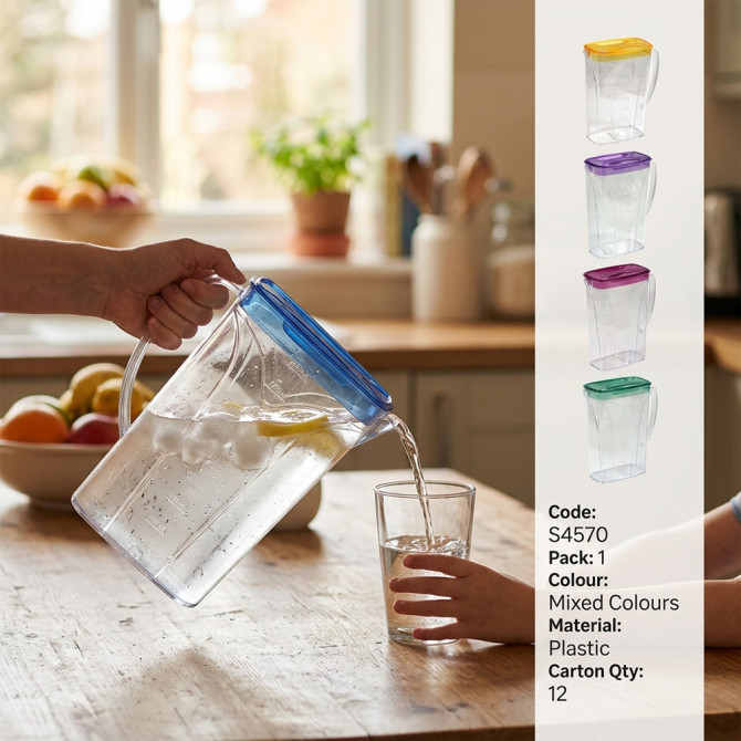 Aqua Plastic Crystal Jug 2L TOOLS & GADGETS image