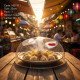 Clear Microwave Plate Cover Plastic 30cm image