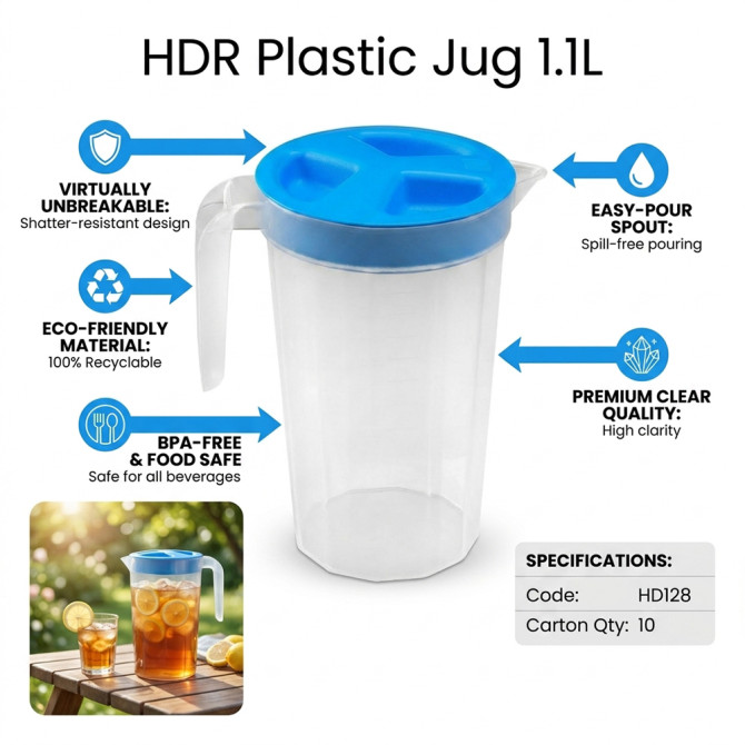 HDR Plastic Jug 1.1L image