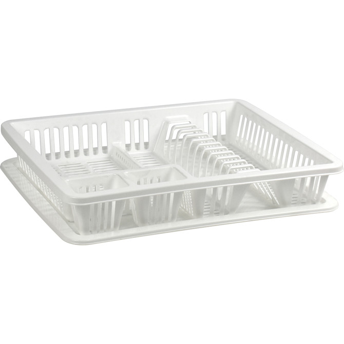 Luxury Dish Drainer with Tray Large image