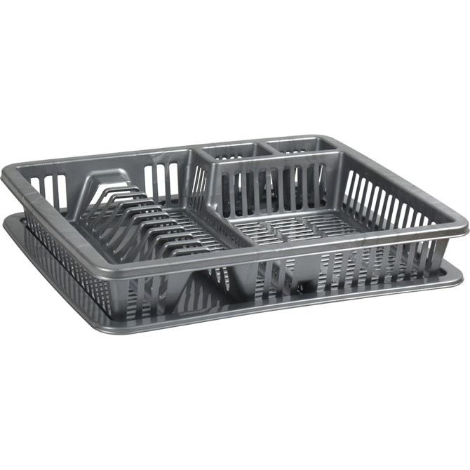 Luxury Dish Drainer with Tray Large image