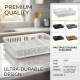 Luxury Dish Drainer with Tray Large image