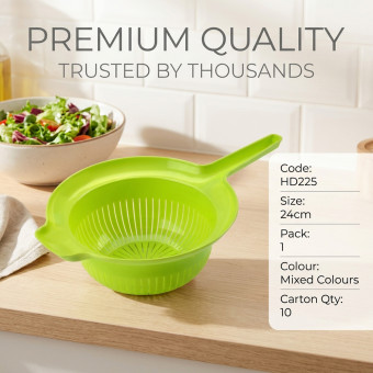Plastic Colander with Handle 24cm