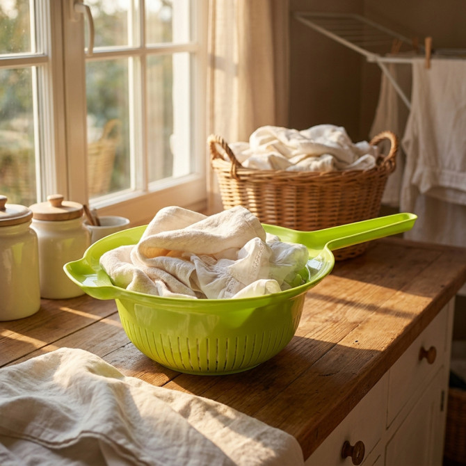 Plastic Colander with Handle 24cm image