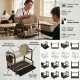 Plastic Dish Drainer Rack With Cutlery Holder Large image