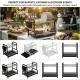 Plastic Dish Drainer Rack With Cutlery Holder Large image