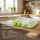 Plastic Dish Drainer Rack With DripTray & Cutlery Holder 47x39x10.5cm TOOLS & GADGETS image
