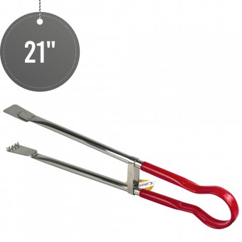 Colour Handle Stainless Steel Steak Tong 21