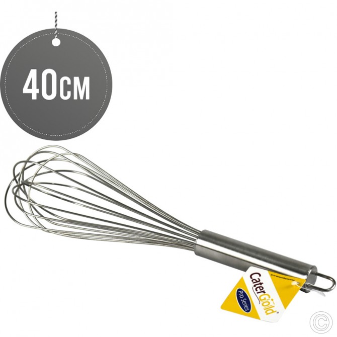 Heavy Duty Pro Whisk Stainless Steel 40cm UTENSILS image