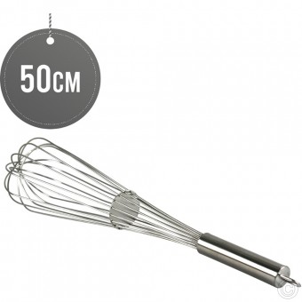 Heavy Duty Pro Whisk Stainless Steel 50cm