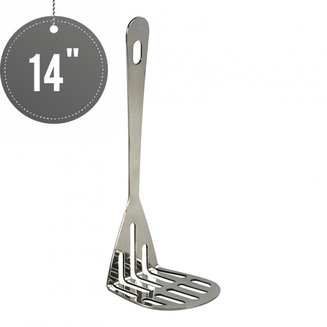 Stainless Steel Sober Potato Masher 14