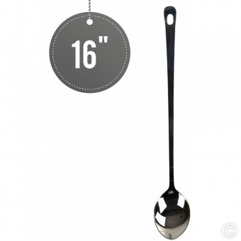 Stainless Steel Sober Spoons for Serving 16