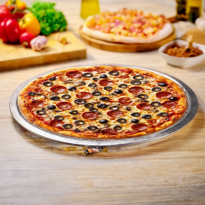 Aluminium Pizza Screen 16 PROF SERIES COOKWARE, COOKING TOOLS image