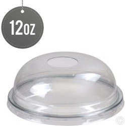Smoothie Dome Cups Lids 120z 20pack