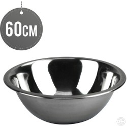 Stainless Steel Deep Mixing Bowl 60cm