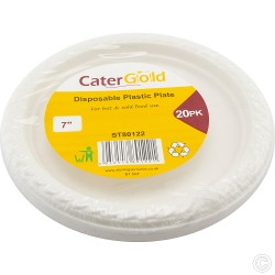 Recyclable Plastic Plates 7'' 20pack