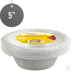 Recyclable Plastic Bowl 5'' 30pack