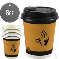 Single Walled Paper Cup 8Oz 8pack