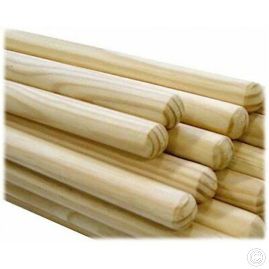 Wooden Mop Stick 50 x 1pk (C)
