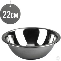 Stainless Steel Deep Mixing Bowl 22 cm