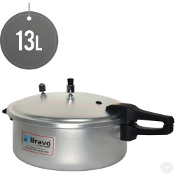 Bravo Aluminium Pressure Cooker 13L