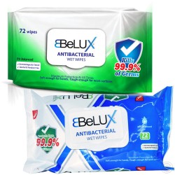 Belux Anti-Bacterial Wet Wipes 72pcs