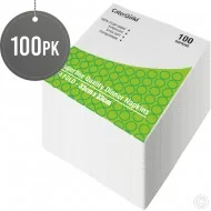 CaterGold 1ply White Napkins 30x30cm 100pk